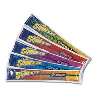 Sqwincher Corporation 159200201 Sqwincher 3 Ounce Assorted Flavors Sqweeze Freezer Pop - Yields 3 Ounces (150 Each Per Box)